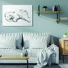 Stupell Industries Cute Elephant Baby Animal Neutral Grey Drawing Design Canvas Wall Art, Multi-Color view 2