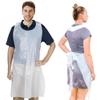 APQ Supply Pack of 1000 White Poly Disposable Aprons 28 x 46. Thickness 1 Mil. Low Density Polyethylene 28x46. Safety Aprons for Food Handling, Food Service, Cleaning, Maintenance. Wholesale price view 1