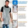 APQ Supply Pack of 1000 White Poly Disposable Aprons 28 x 46. Thickness 1 Mil. Low Density Polyethylene 28x46. Safety Aprons for Food Handling, Food Service, Cleaning, Maintenance. Wholesale price view 3