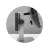 Kensington Docking Station Mounting Bracket, Vesa Mounting Compatible, Adjustable Clamp for Docking Station with Vesa Mounting Holes (K34050WW), USB view 3