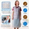 APQ Supply Pack of 1000 White Poly Disposable Aprons 28 x 42. Thickness 1 Mil. Low Density Polyethylene 28x42. Safety Aprons for Food Handling, Food Service, Cleaning, Maintenance. Wholesale price view 4