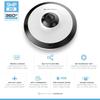 Amcrest Fisheye IP POE Camera, 360 Panoramic 5-Megapixel POE IP Camera, Fish Eye Security Indoor Camera, IVS Features and People Counting, MicroSD Recording, IP5M-F1180EW-V2 (White) view 2