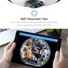 Amcrest Fisheye IP POE Camera, 360 Panoramic 5-Megapixel POE IP Camera, Fish Eye Security Indoor Camera, IVS Features and People Counting, MicroSD Recording, IP5M-F1180EW-V2 (White) view 3
