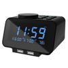 uscce Digital Dual Alarm Clock Radio for Bedrooms with 0-100% Dimmer view 1