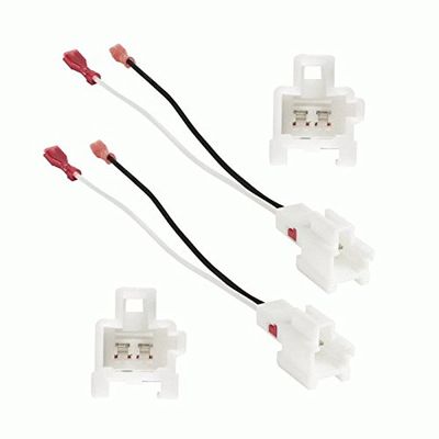 Carxtc Speaker Connection Plugs for Replacing Factory Rear Deck 6 x 9 Inch Speakers. Fits Toyota Yaris 2007-2018 Sedan