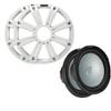 KICKER - Two 12 Inch LED Marine Subwoofers in White, 2 Ohm Bundle 4 Ohm Each view 1