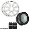 KICKER - Two 12 Inch LED Marine Subwoofers in White, 2 Ohm Bundle 4 Ohm Each view 2