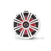 KICKER 8" White Wake Tower LED Marine Speakers 2-Pairs with 400 Watt KXMA Marine Amplifier view 2