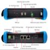 101AV IPS Touch Screen Security CCTV 7 7in1 Test Monitor Support IP cam, Standard Analog Camera (CVBS) & HD TVI/AHD/CVI Camera up to 8MP view 4