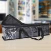 Besti CD Storage Bags - 2-Pack Clear Plastic Holder Case for Music Disc - Sturdy Stitched, Strong Handle, Fits 96 Albums & Movies - Portable Carrying Organizer for Travel, Underbed, Or Cabinet (Black) view 2