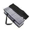 Besti CD Storage Bags - 2-Pack Clear Plastic Holder Case for Music Disc - Sturdy Stitched, Strong Handle, Fits 96 Albums & Movies - Portable Carrying Organizer for Travel, Underbed, Or Cabinet (Black) view 3