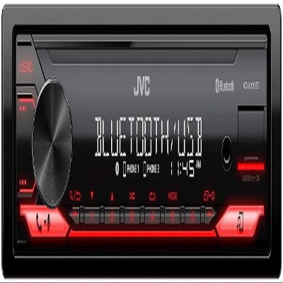 JVC KD-X270BT Bluetooth Car Stereo w/USB Port  AM/FM Radio, MP3 Player, High Contrast LCD, 50 Watts, Detachable Face Plate  Single DIN  13-Band EQ