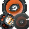 4X Audiobank 6.5-Inch 600 Watts Peak Power Handling 3-Way Orange Car Audio Stereo G-Series Coaxial Car Speakers Polypropylene with MICA Cone Woofer -AB674