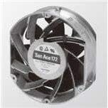 SANYO Denki 9GV5724P5H03 DC Fan, 172x51mm, 24VDC 96W, 6300rpm 400CFM 74dB, Ribless, Tach/PWM