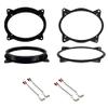 6x9" Front and Rear Car Stereo Speaker Install Adapter Mount Bracket Plates and Speaker Wire Connectors for 2012 2013 2014 2015 2016 2017 Toyota Camry view 1