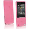 for Sony A15 Case,Silicone Skin Case Cover for Sony Walkman NWZ-A15 NWZ-A17 NW-A25 NW-A27 8GB 16GB 32GB & 64GB + Screen Protector (Pink) view 1