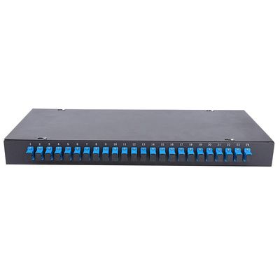 Garosa Optical Fiber Terminal Box 24 Core 24 Port Fiber Patch Panel SC Connector,Wall-Mounted User Cable Terminal Box,Distribution Box, Electrical Box