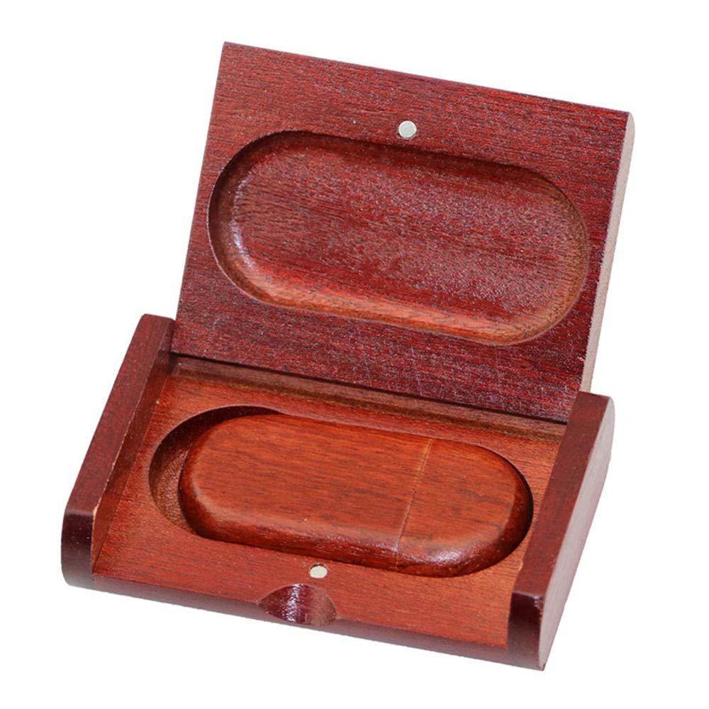 32GB Wood Box Model 3.0 USB Flash Drive Pen Drive Data Storage Thumb Drive Memory Stick USB Drive USB Stick USB 3.0 Flash Drive PenDrive U Disk Flash Memory Flash Disk - Red