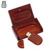 32GB Wood Box Model 3.0 USB Flash Drive Pen Drive Data Storage Thumb Drive Memory Stick USB Drive USB Stick USB 3.0 Flash Drive PenDrive U Disk Flash Memory Flash Disk - Red view 4