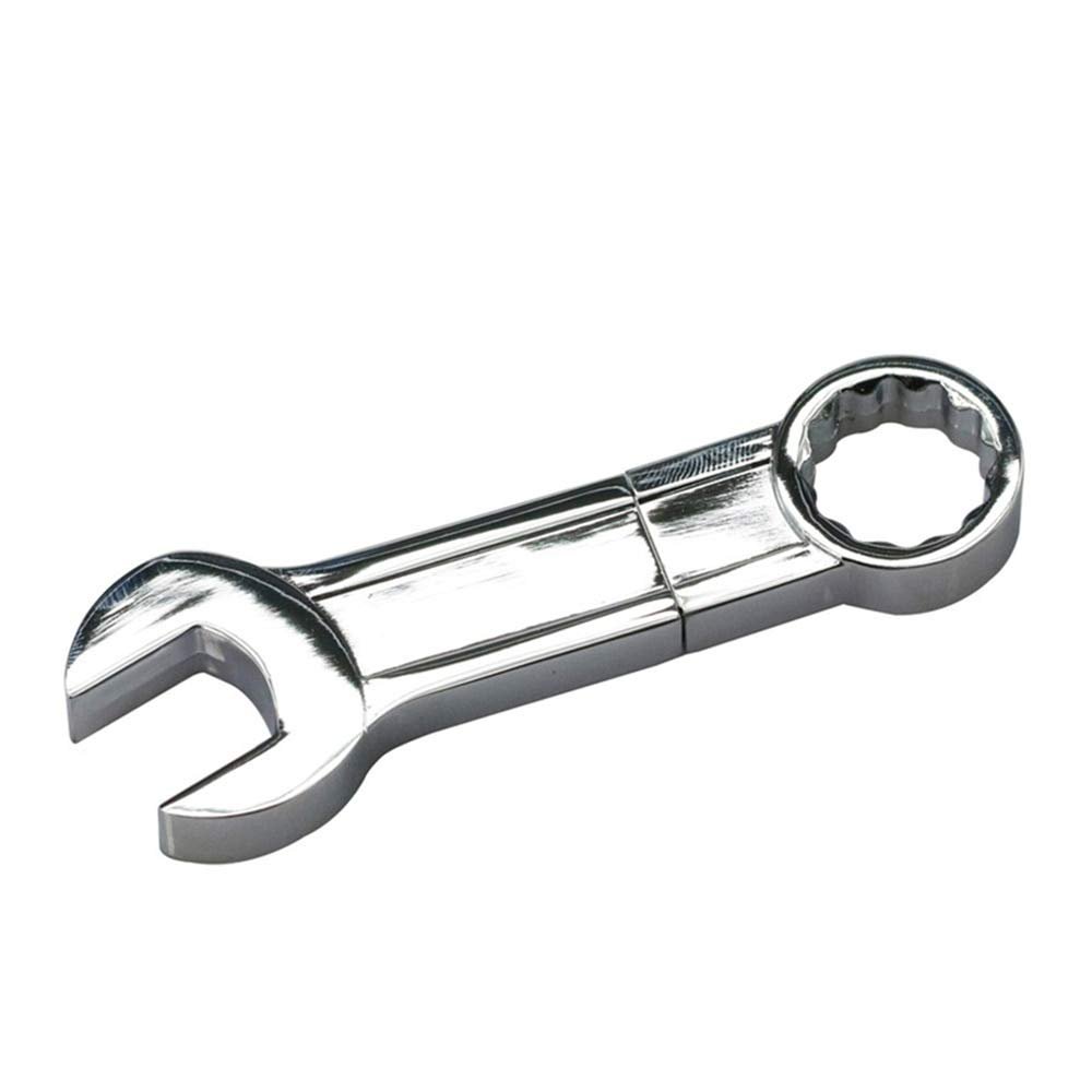 32GB Metal Wrench Model 3.0 USB Flash Drive Pen Drive Data Storage Thumb Drive Memory Stick USB Drive USB Stick USB 3.0 Flash Drive PenDrive U Disk Flash Memory Flash Disk - Silver