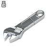 16GB Metal Wrench Model 3.0 USB Flash Drive Pen Drive Data Storage Thumb Drive Memory Stick USB Drive USB Stick USB 3.0 Flash Drive PenDrive U Disk Flash Memory Flash Disk - Silver view 3