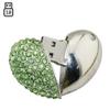 8GB Metal Heart Model 3.0 USB Flash Drive Pen Drive Data Storage Thumb Drive Memory Stick USB Drive USB Stick USB 3.0 Flash Drive PenDrive U Disk Flash Memory Flash Disk - Green view 4