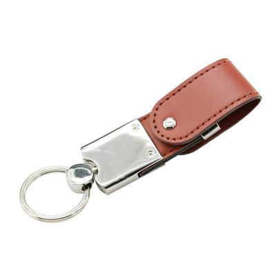 16GB PU Keychain 3.0 USB Flash Drive Pen Drive Data Storage Thumb Drive Memory Stick USB Drive USB Stick USB 3.0 Flash Drive PenDrive U Disk - Brown