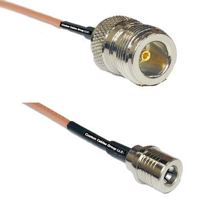 3 feet RG316 N Female to QMA Male RF Pigtail Coaxial Cable