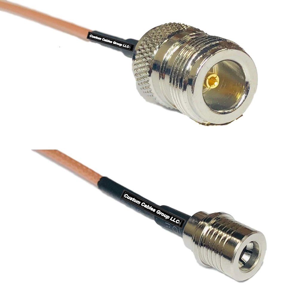 3 feet RG316 N Female to QMA Male RF Pigtail Coaxial Cable