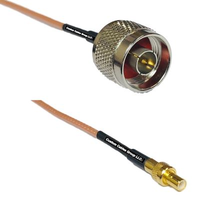 0.5 feet RG316 N Male to SMB Male RF Pigtail Coaxial Cable