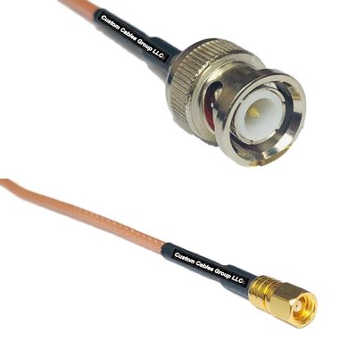 6 feet RG316 BNC Male to SMC Female RF Pigtail Coaxial Cable