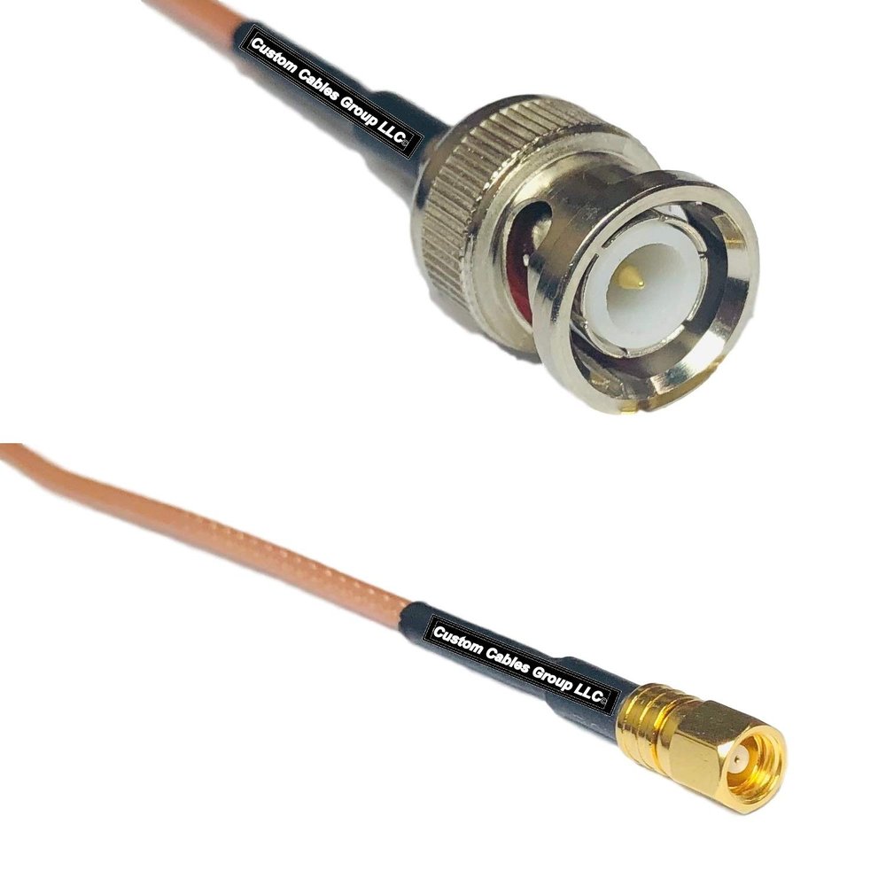 6 feet RG316 BNC Male to SMC Female RF Pigtail Coaxial Cable