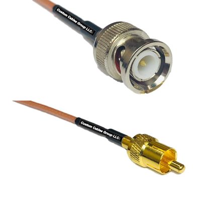 1 feet RG316 BNC Male to RCA Male RF Pigtail Coaxial Cable