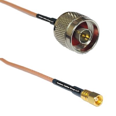 3 feet RG316 N Male to SMC Female RF Pigtail Coaxial Cable