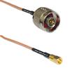3 feet RG316 N Male to SMC Female RF Pigtail Coaxial Cable view 1