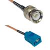 0.5 feet RG316 BNC Male to Fakra Z Female RF Pigtail Coaxial Cable view 1