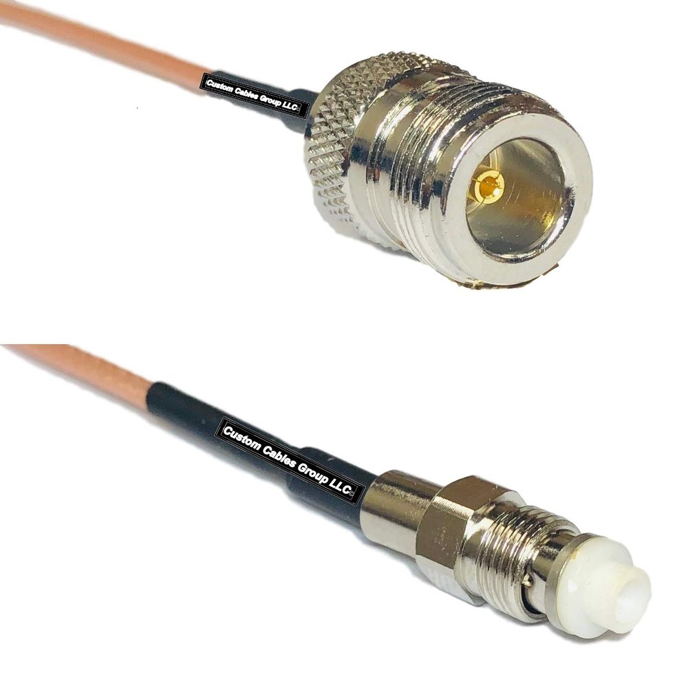 0.5 feet RG316 N Female to FME Female RF Pigtail Coaxial Cable