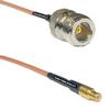 1 feet RG316 N Female to MCX Male RF Pigtail Coaxial Cable view 1