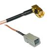 1 feet RG316 SMA Male Angle to GT5-1S RF Pigtail Coaxial Cable view 1