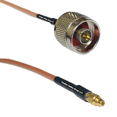 0.5 feet RG316 N Male to MMCX Male RF Pigtail Coaxial Cable