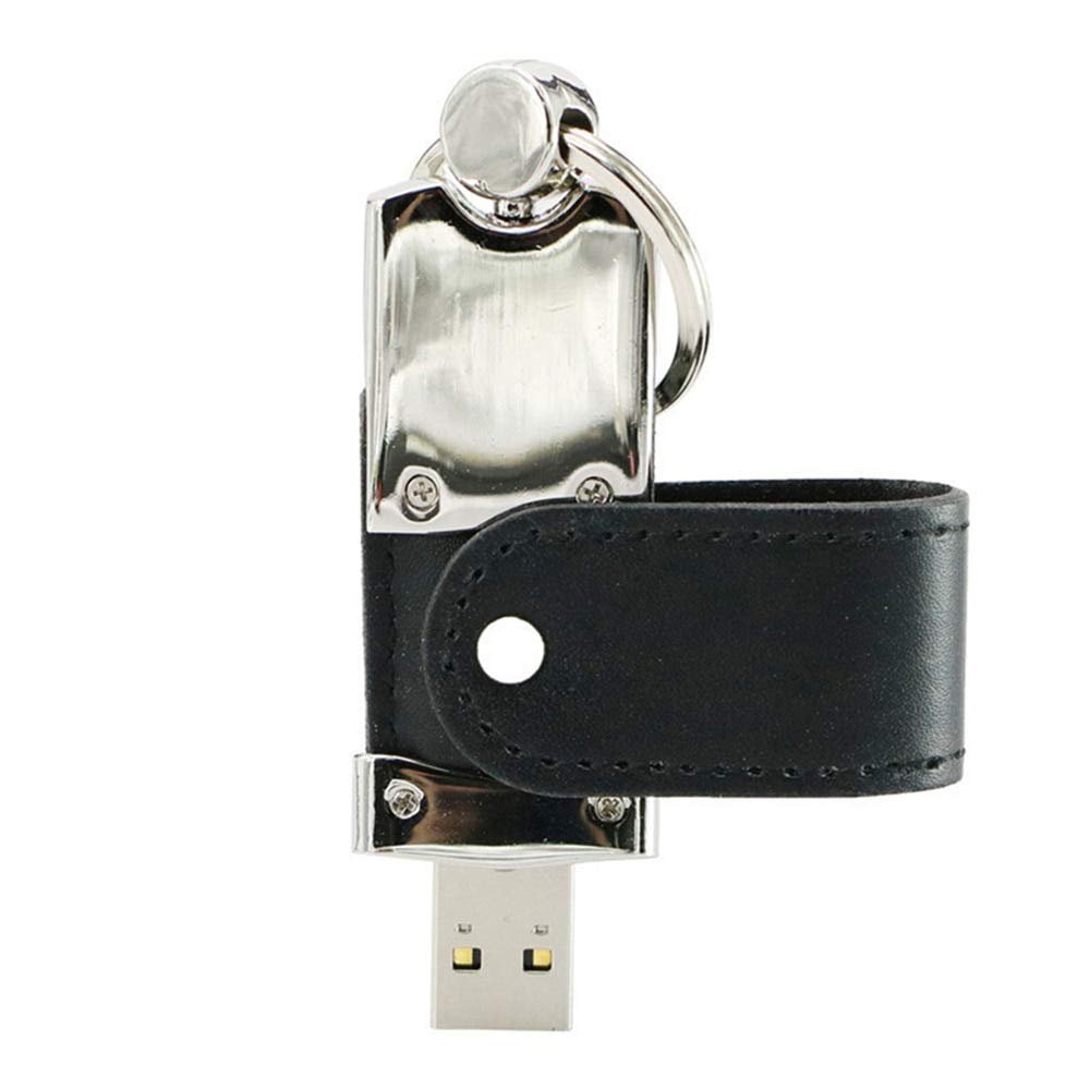 32GB PU Keychain 3.0 USB Flash Drive Pen Drive Data Storage Thumb Drive Memory Stick USB Drive USB Stick USB 3.0 Flash Drive PenDrive U Disk - Black
