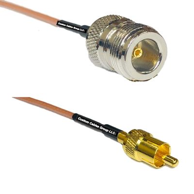 1 feet RG316 N Female to RCA Male RF Pigtail Coaxial Cable
