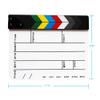 Coolbuy112 Acrylic Film Directors Clapboard, Hollywood Filming Slate Movie Clapboard Decoration Larger Scene Clapper Board with a Magnetic Blackboard Eraser and Two Custom Pens view 3
