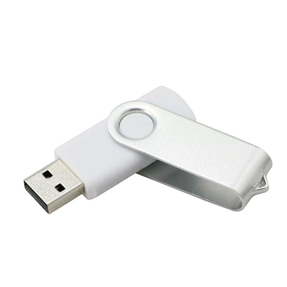 32GB Rotate 3.0 USB Flash Drive Pen Drive Data Storage Thumb Drive Memory Stick USB Drive USB Stick USB 3.0 Flash Drive - White