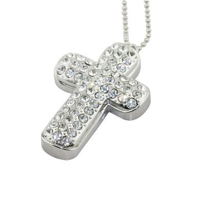 16GB Metal Cross Model 3.0 USB Flash Drive Pen Drive Data Storage Thumb Drive Memory Stick USB Drive USB Stick USB 3.0 Flash Drive PenDrive U Disk Flash Memory Flash Disk - Silver