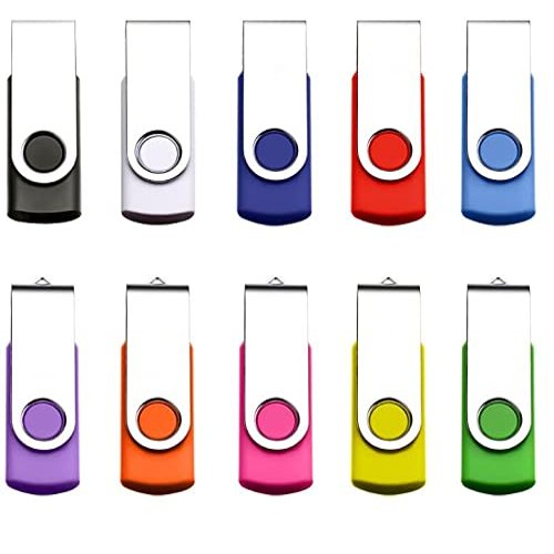 Wholesale/Lot/Bulk - (100 Pack) USB 2.0 Flash Drive Thumb Memory Stick Storage Pen Real Capacity u Disk 7 Colors (100X 4GB, Yellow)