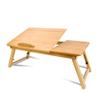 Tables HUAHUA Bamboo Notebook Can Be Raised and Lowered, Bed Sofa Bedroom Lazy Desk, 68x34x27cm (Color : Style1) view 1