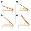 Tables HUAHUA Bamboo Notebook Can Be Raised and Lowered, Bed Sofa Bedroom Lazy Desk, 68x34x27cm (Color : Style1) view 4