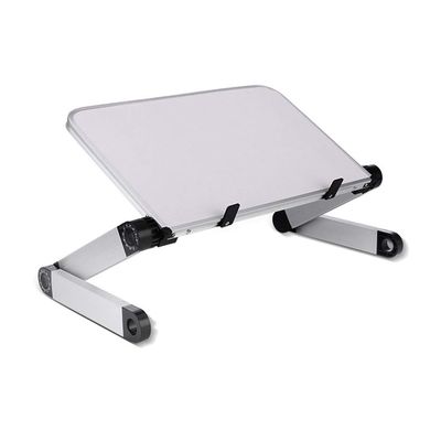 Tables HUAHUA Laptop Desk - Office Stand Computer Desk, Bed Raised Desktop Lazy, Black and White (Color : White, Size : 30x24cm)