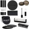 9-in-1 Vinyl Record Cleaning Kit Anti-Static Cleaner, Carbon Fiber & Velvet Brushes, Stylus Gel, Microfiber Cloth, Mitts & Label Protector for LP Care view 1
